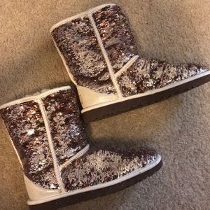 Sequin UGG boots